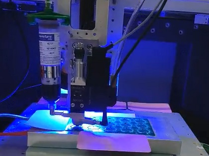 自动花季黄版机喷射花季黄版